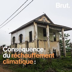 Le village de Grand-Lahou sombre peu à peu dans l'océan