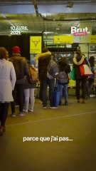 De plus en plus d'étudiants lors des distributions alimentaires