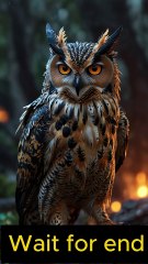 "🔥 Majestic Dragon Owl Hybrid – A Legendary Creature! 🦉🐉"