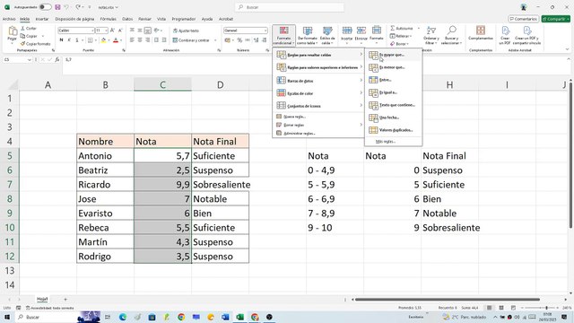 🟦👈🟥 Como PONER COLOR en CELDAS DEPENDIENDO del NÚMERO en EXCEL