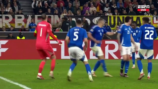 Alemania empató en tres con Italia y pasó a las semifinales de la Nations League