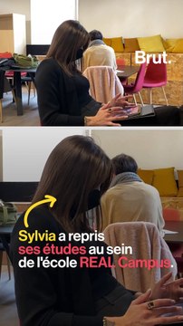 Passionnée par la coiffure, Sylvia a repris ses études