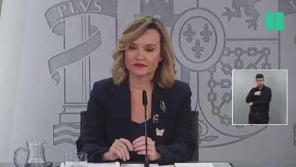 Pilar Alegría, sobre las palabras de Mazón: "Escucharle produce escalofríos, tanto por las formas como por el contenido".