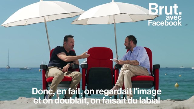 Brut.Cannes : Jean Dujardin discute avec Augustin Trapenard