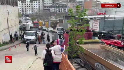 İstanbul Kağıthane'de orman ürünleri deposunda yangın