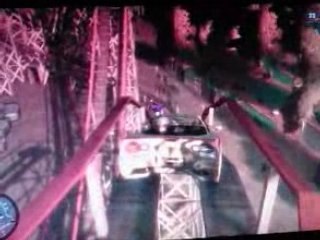 GTA IV montagne russe en voiture raté...