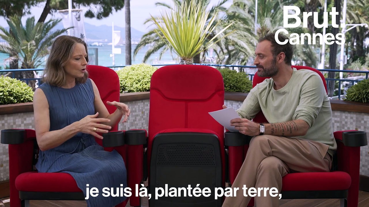 Brut.Cannes : Augustin Trapenard a rencontré Jodie Foster