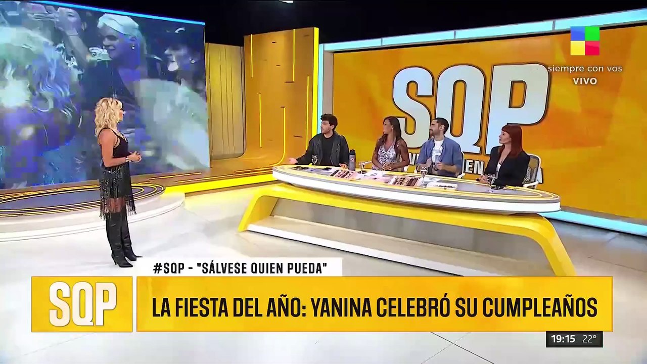 Yanina Latorre mandó al frente a Ángel de Brito y Marcelo Tinelli por su cumpleaños