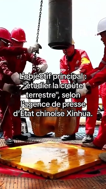 La Chine creuse un trou de plus de 11 000 mètres de profondeur.