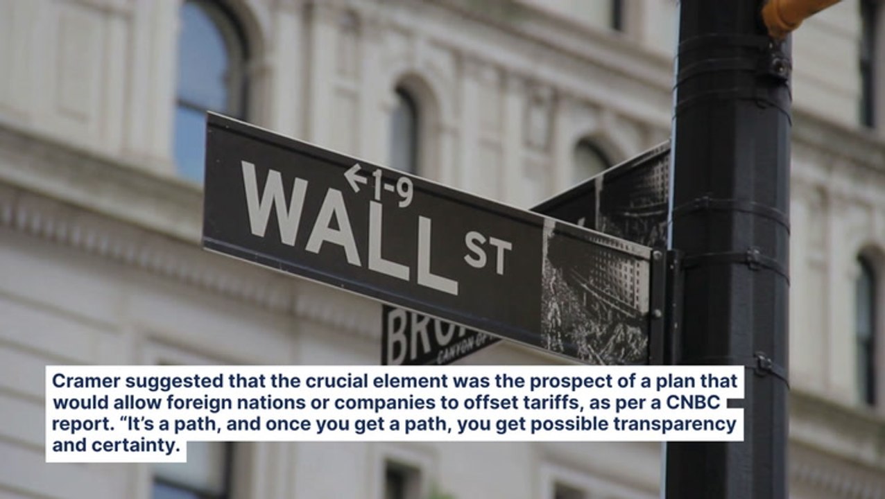 Jim Cramer Says Monday Market Rally Fueled By Hopes For A More Predictable Tariff Strategy: '...That's What Stock Markets Like'