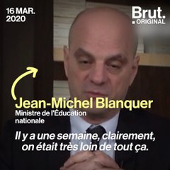 Coronavirus et confinement : la mise en garde de Jean-Michel Blanquer