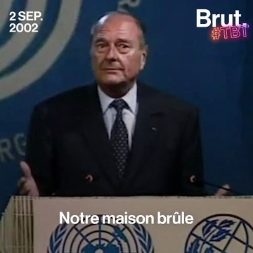 #TBT : Quand Jacques Chirac alertait sur l'environnement