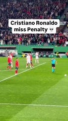 Cristiano Ronaldo's Reaction After Missing a Penalty! 😱⚽