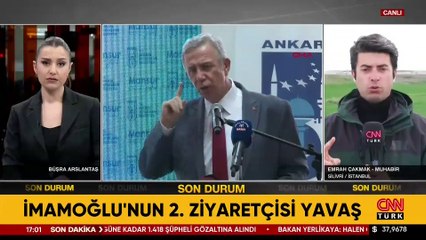 İmamoğlu'nun 2. ziyaretçisi Mansur Yavaş olacak