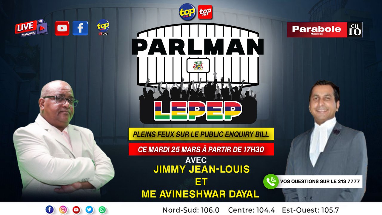 Parlament Le Pep: Jimmy Jean-Louis et son invit...