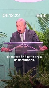 COP15 sur la biodiversité : les mots forts d’António Guterres