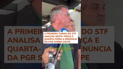 'Sempre espero a justiça', diz Bolsonaro antes de julgamento do STF #shorts