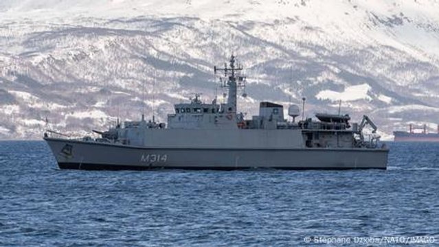 On board the Estonian ship that patrols the Baltic Sea