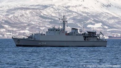 On board the Estonian ship that patrols the Baltic Sea