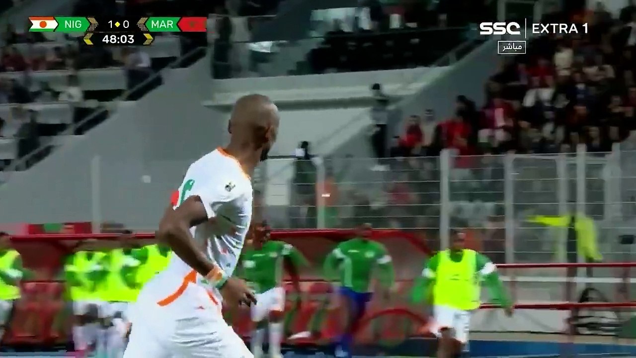 أهداف مبارة المغرب 2-1النيجير
