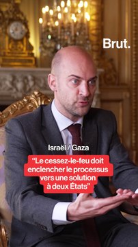 Interview Brut de Jean-Noël Barrot : Israël / Gaza