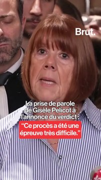 Verdict procès de Mazan : les mots de Gisèle Pelicot