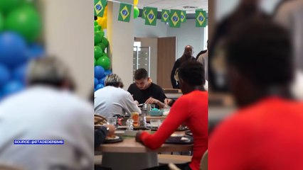 Gabriel Moscardo célébré après son sacre avec le Brésil à la Copa America U20