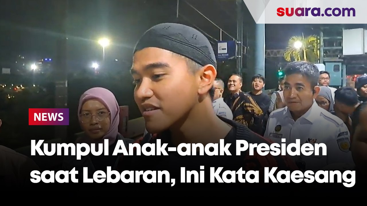 Kaesang Bocorkan Rencana Kumpul Anak-anak Presiden saat Lebaran