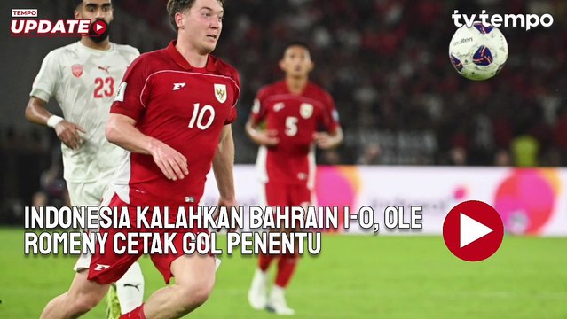 Hasil Kualifikasi Piala Dunia 2026: Timnas Indonesia Kalahkan Bahrain 1-0, Ole Romeny Cetak Gol Penentu
