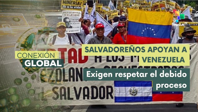 Salvadoreños se movilizan en defensa de los migrantes venezolanos