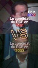 Le candidat du PCF 2022 vs le candidat du PCF 1981