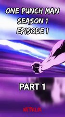 One Punch Man S1 Episode 1: The Hero's Origin Revealed 🥊