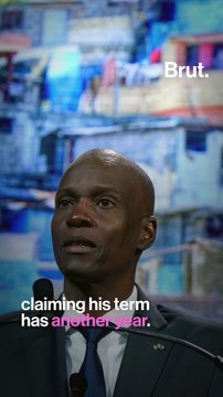 Haitian protestors call for the resignation of President Jovenel Moïse