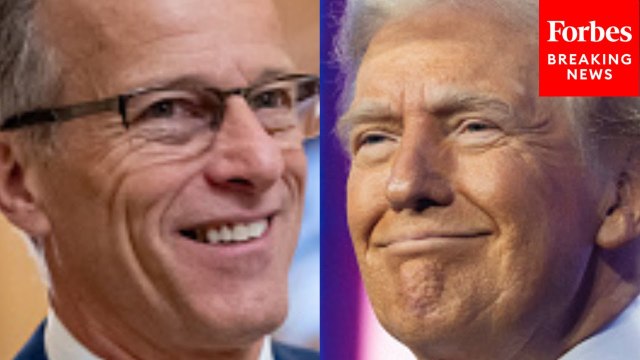 John Thune Touts Trump's Border Policy, Celebrates 'Precipitous Drop' In Illegal Border Crossings