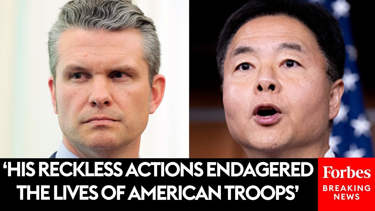 Ted Lieu Demands Defense Secretary Pete Hegseth Resign Over The Signal Group Chat Leak