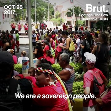 Protests against industrial fishing on the Marquesas Islands