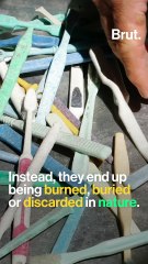 Toothbrushes can pollute the environment for over 500 years