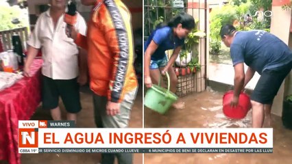 CASAS INUNDADAS EN WARNES