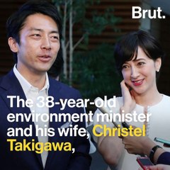 Japanese minister first to take paternity leave