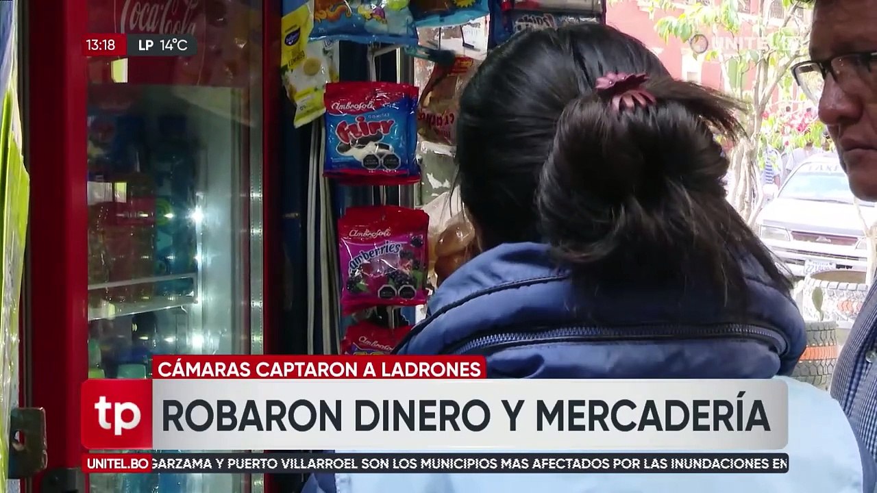 Video: Delincuentes fuerzan un kiosco y se lleva dinero y varios objetos de valor
