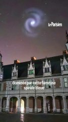 Une « étrange » spirale bleue vue dans le ciel en France