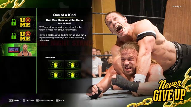 WWE 2K23 Showcase:#1 Rob Van Dam vs John Cena(One Night Stand 2006))
