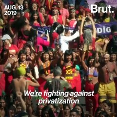 Indigenous Women Protest Brazil’s President