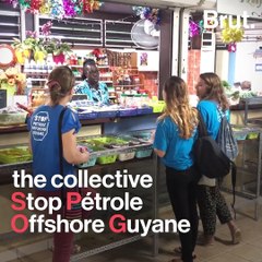 French Guiana: NGOS and citizens protesting against oil-drilling project