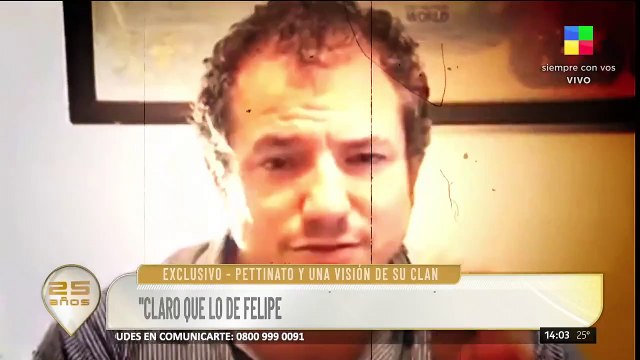 Roberto Pettinato habló de los escandalosos videos de su hija Tamara con Alberto Fernández