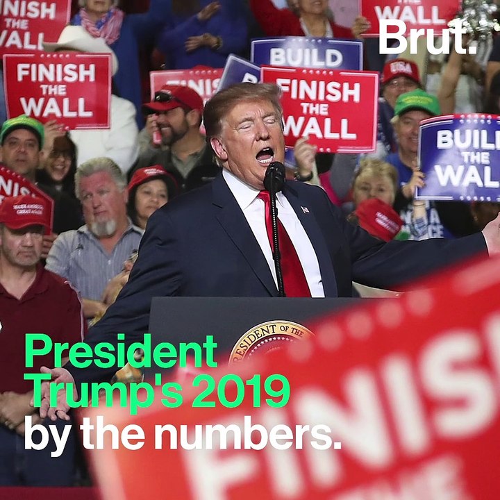 How did Trump spend 2019?