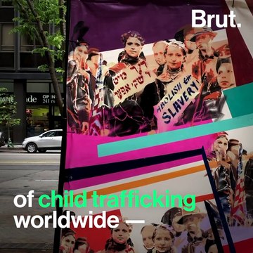 Street Art Brings Awareness to Child Trafficking Crisis
