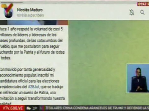 Pdte. Maduro: Hoy les reitero mi amor y mi compromiso con el respeto por encima de mi propia vida