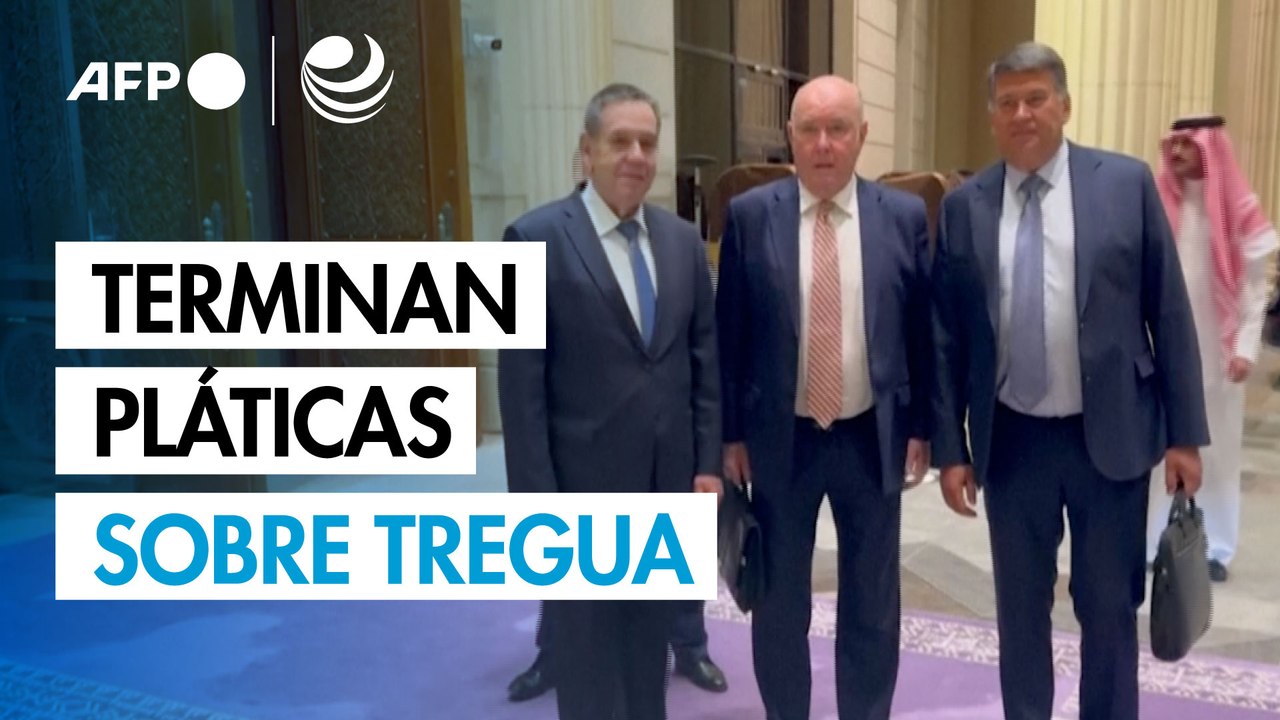 Rusos y estadounidenses terminaron en Arabia Saudita conversaciones sobre tregua en Ucrania