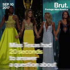 Miss Texas against white supremacy